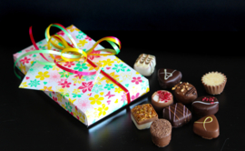 Bonbons doosje bloemen