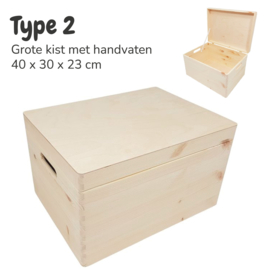 Houten kist | Sierlijk