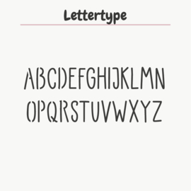 Naamslinger | Vrolijk lettertype