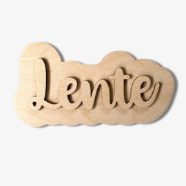 Naam van hout | 3D handgeschreven