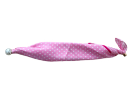 Parelsjaal Magnetische Parel Pink Dotted