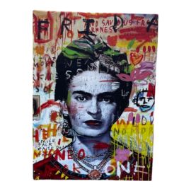 Frida Kahlo Notebook A5 Graffiti Ongelinieerd