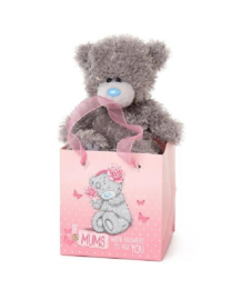 Me to You Bear in bag If Mums were flowers I'd pick you