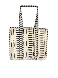 Shoppingbag / Strandtas Kantha Tres Chic 47x38 cm