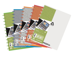 Adoc Bind-Ex A4 Colorlines Showmap 30 hoezen Transparant
