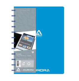 Adoc Bind-Ex A4 Standaard Showmap 20 hoezen Blauw