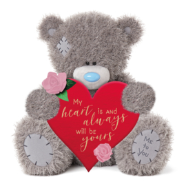 Me To You Knuffel - Beer - Heart & Roses 43cm