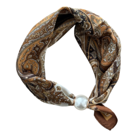 Parelsjaal Magnetische Parel Camel Design