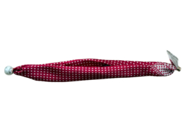 Parelsjaal Magnetische Parel Red Dotted