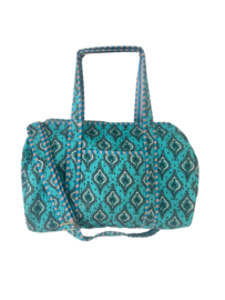 Weekendtas / Reistas Kantha Lichtblauw 49x33 cm