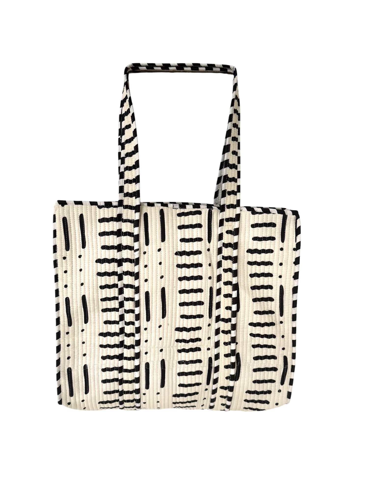 Shoppingbag / Strandtas Kantha Tres Chic 47x38 cm