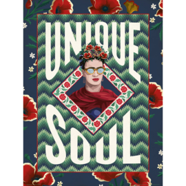 Frida Kahlo Art print 'Unique Soul'