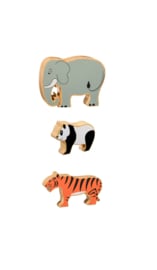 Lanka Kade Houten Speelgoed Wildlife 3, set van 3