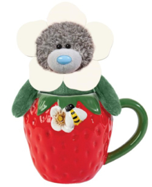 Me to You Mug & Plush Strawberry Flower M5 14 cm