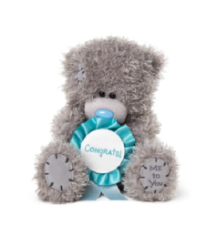 Me to You Knuffel Beer M7 16 cm Congrats Rozet