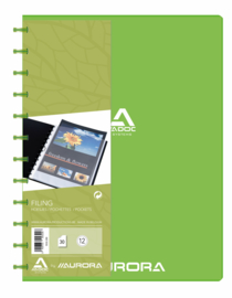 Adoc Bind-Ex A4 Colorlines Showmap 30 hoezen Groen