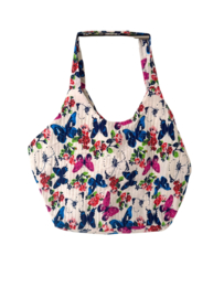 Schoudertas Kantha Gestikt Butterfly 49x35 cm