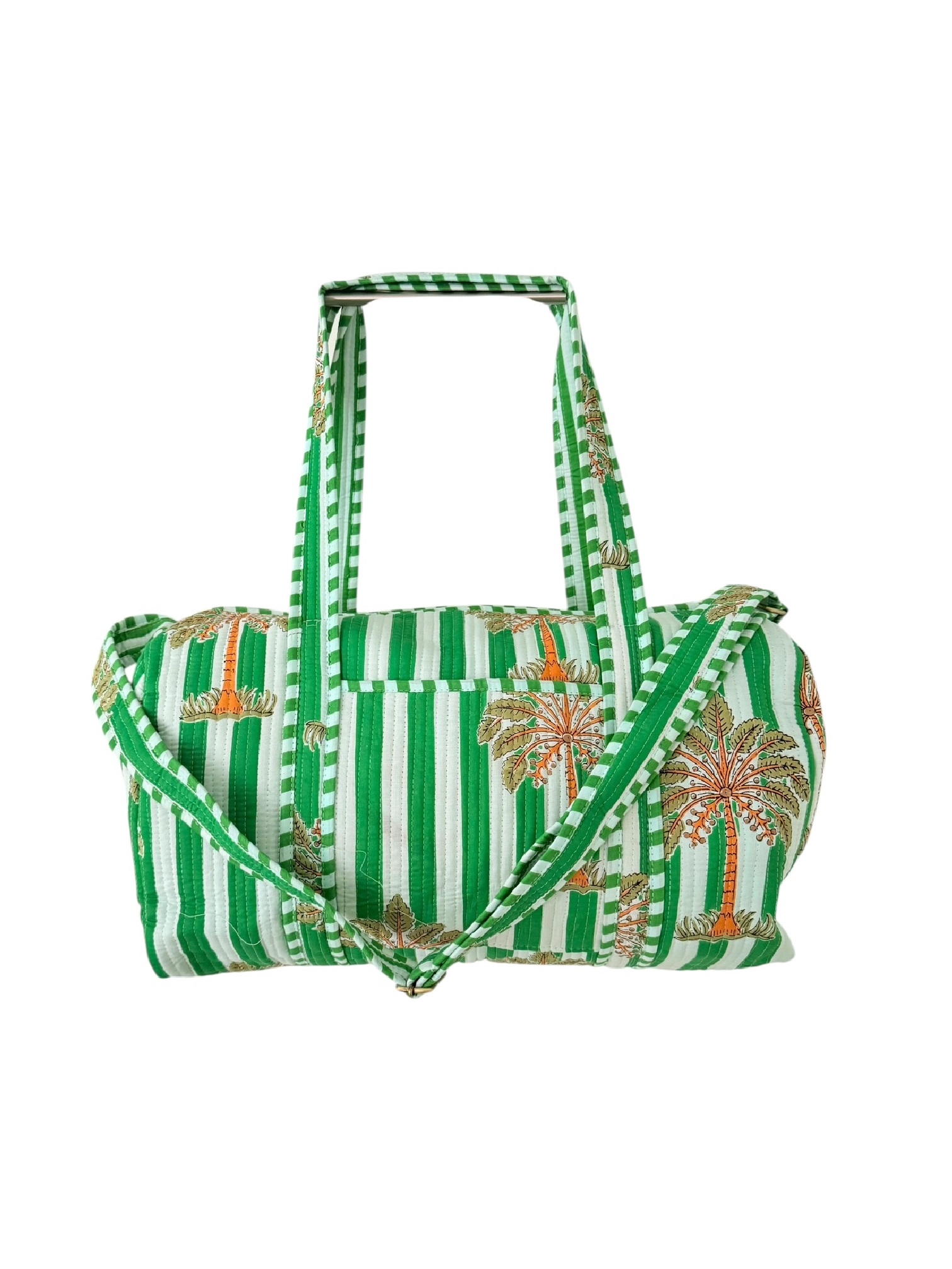 Weekendtas / Reistas Kantha Tropical Tree Green 49x33 cm