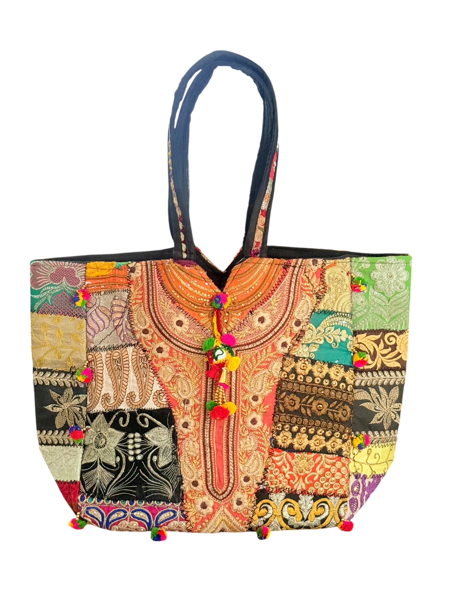 Totebag Shoppingbag Kutch Patchwork Farao 51x36 cm
