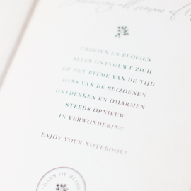 Days of Bloom Notebook A5 Heracleum / Bereklauw