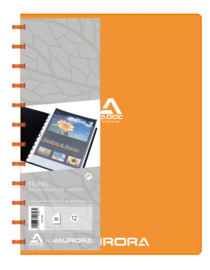Adoc Bind-Ex A4 Colorlines Showmap 30 hoezen Oranje