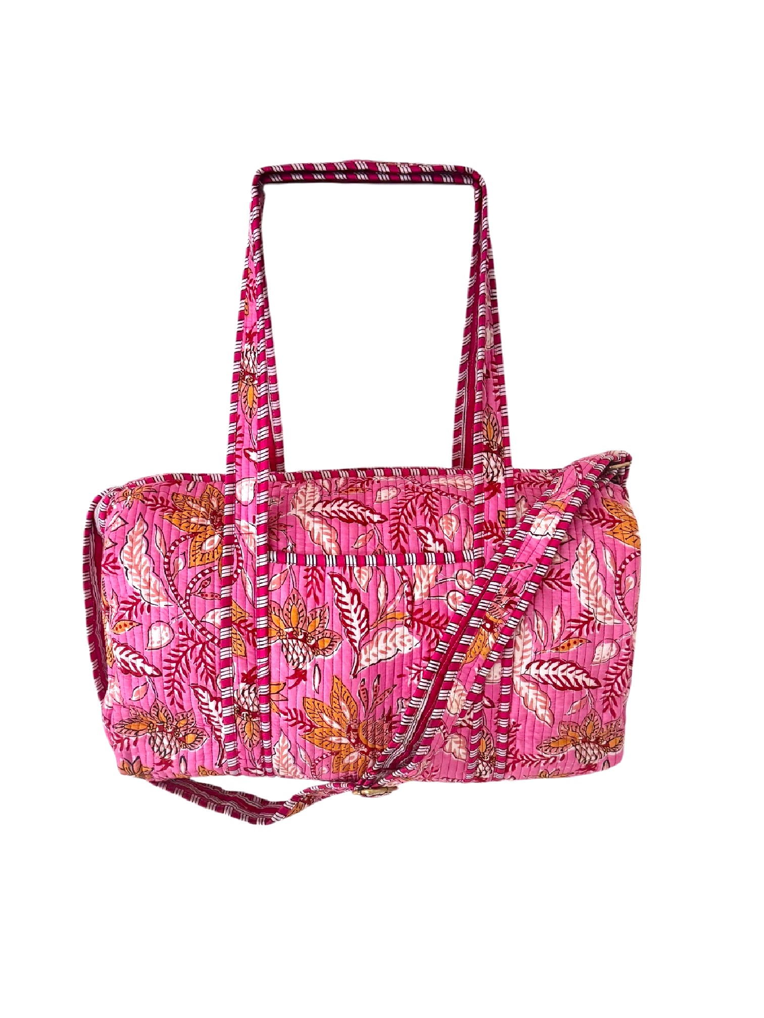 Weekendtas / Reistas Kantha Rose Flowers 49x33 cm