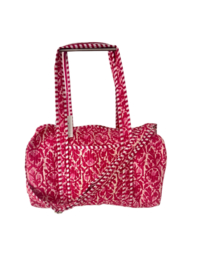 Weekendtas / Reistas Kantha Pink Design 49x33 cm