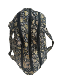 Schoudertas Kantha Gestikt Golden Flowers 49x35 cm