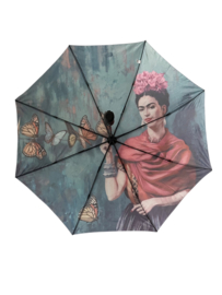 Frida Kahlo Automatische & Opvouwbare Paraplu vlinders