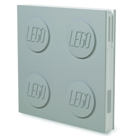 Lego 2.0 Locking Notebook with Gel Pen - Grey