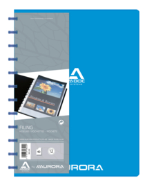 Adoc Bind-Ex A4 Standaard Showmap 40 hoezen Blauw