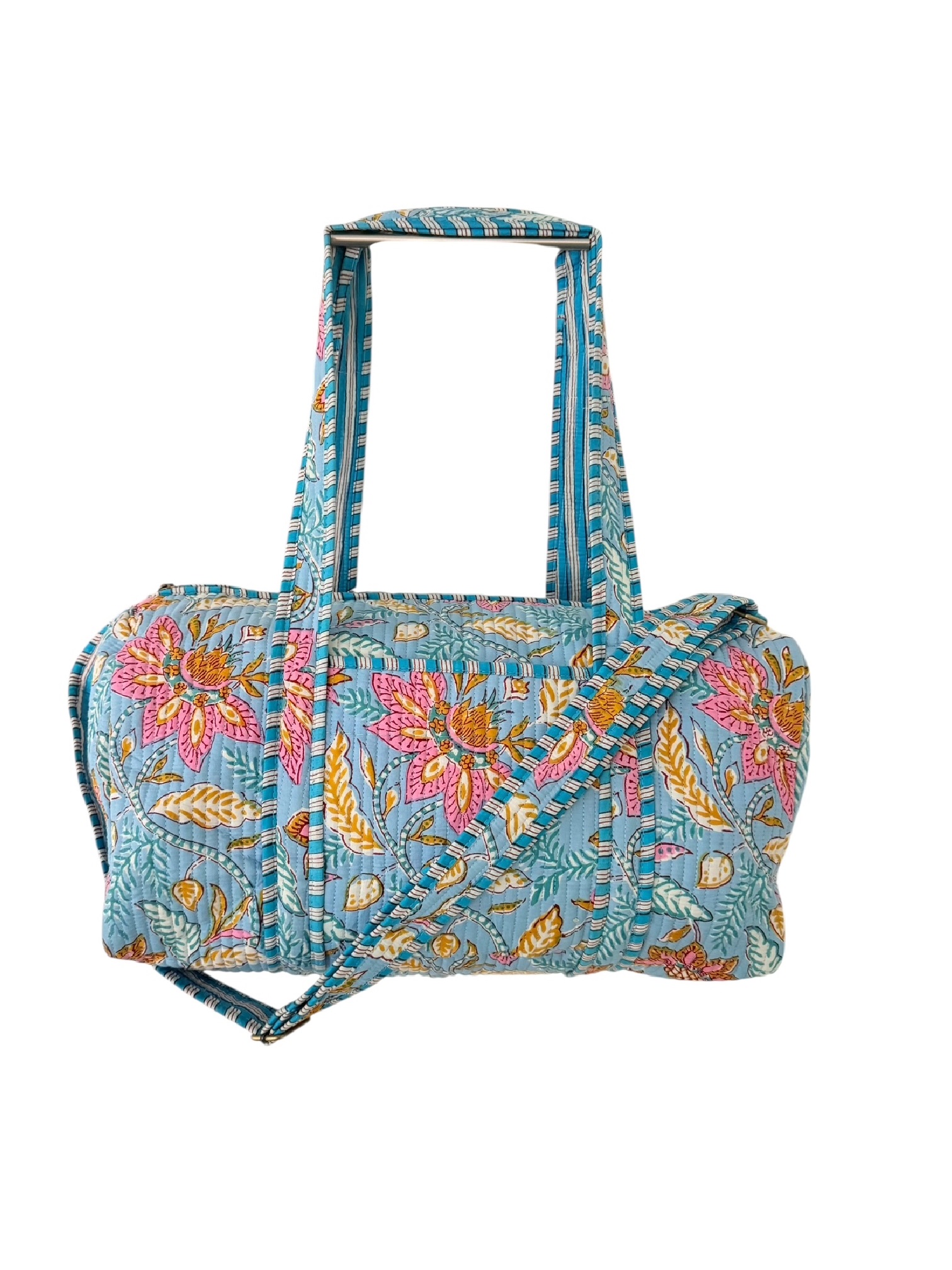 Weekendtas / Reistas Kantha Baby Blue 49x33 cm