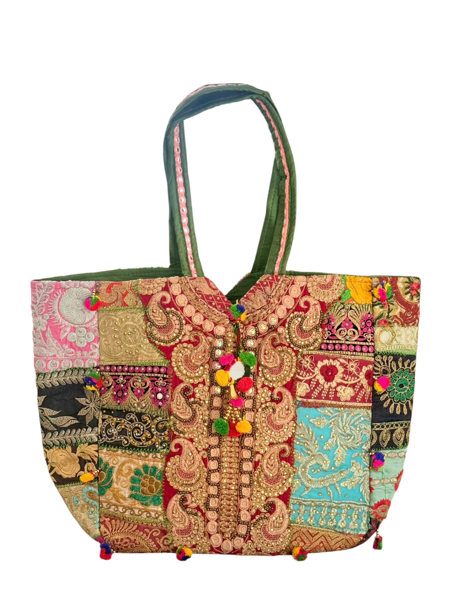 Totebag Shoppingbag Kutch Patchwork Indira 51x36 cm