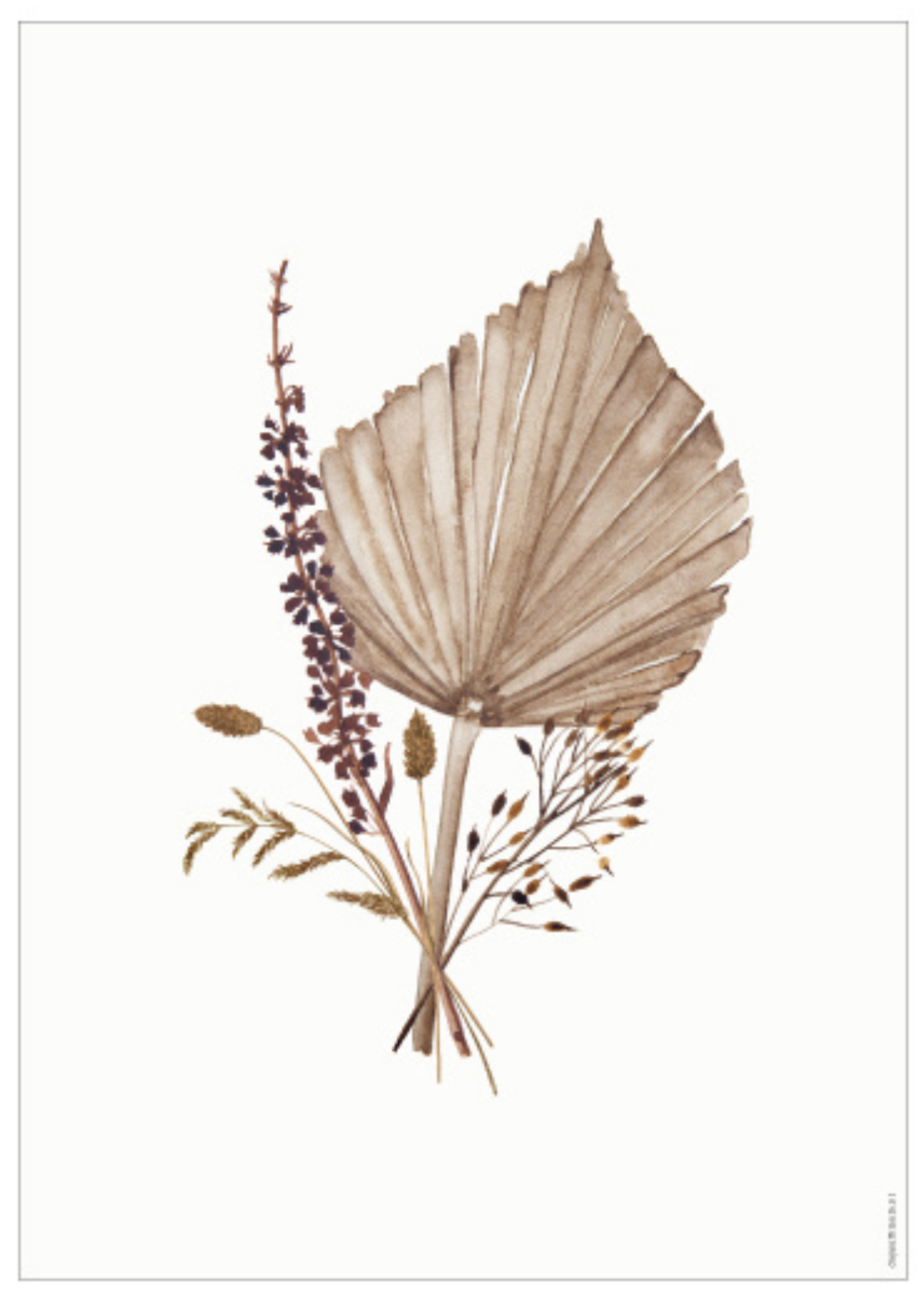 Days of Bloom Poster A3 Palmblad