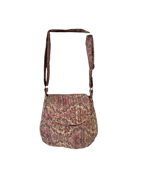Crossbody Tas Kantha Pastel Design 27 x 25 cm