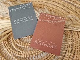 Proost op jouw verjaardag - groen