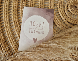 Hoera je bent zwanger