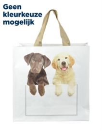 SHOPPINGBAG KIEKEBOE HOND / KAT ASSORTI 40X14X40 CM