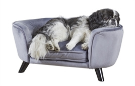 ENCHANTED HONDENMAND / SOFA ROMY PEWTER GRIJS 67,5X40,5X30,5 CM