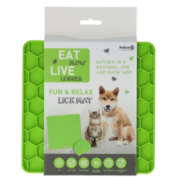 Eat Slow Live Longer Lick Mat Honeycomb 5 kleuren