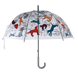 PARAPLU CATS AND DOGS TRANSPARANT 83X83X81,5 CM