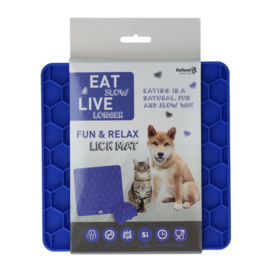 Eat Slow Live Longer Lick Mat Honeycomb 5 kleuren