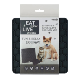 Eat Slow Live Longer Lick Mat Honeycomb 5 kleuren
