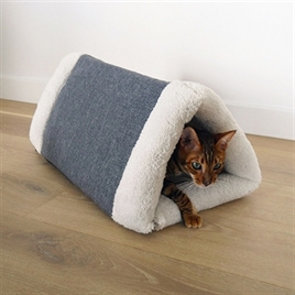 ROSEWOOD KATTENMAND SNUGGLE PLUSH 2 IN 1 PIRAMIDE / DEKEN 30X53X26,5 CM