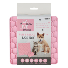 Eat Slow Live Longer Lick Mat Honeycomb 5 kleuren