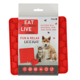 Eat Slow Live Longer Lick Mat Honeycomb 5 kleuren