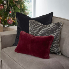 Rivièra Maison Velvet Pillow Cover black 60x60