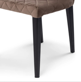 Riviera Maison Eetkamerstoel Isabelle Velvet Golden Mink