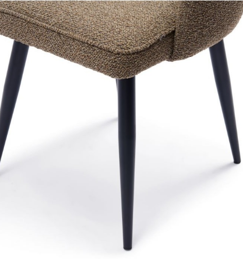 Riviera Maison Dauphine Swivel Dining Arm Chair Classic Brown