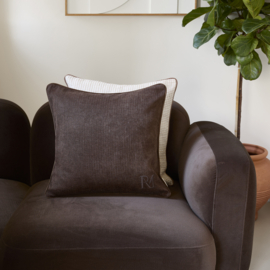 Riviera Maison Orlea Pillow 50x50 coffee